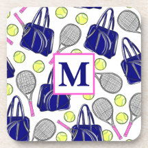 Preepy Monogram Tennis Navy