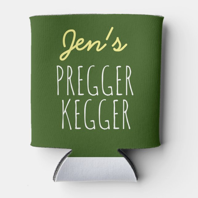 Pregger Kegger Babydusche Dose Kühler, Baby Dosenkühler (Vorderseite)