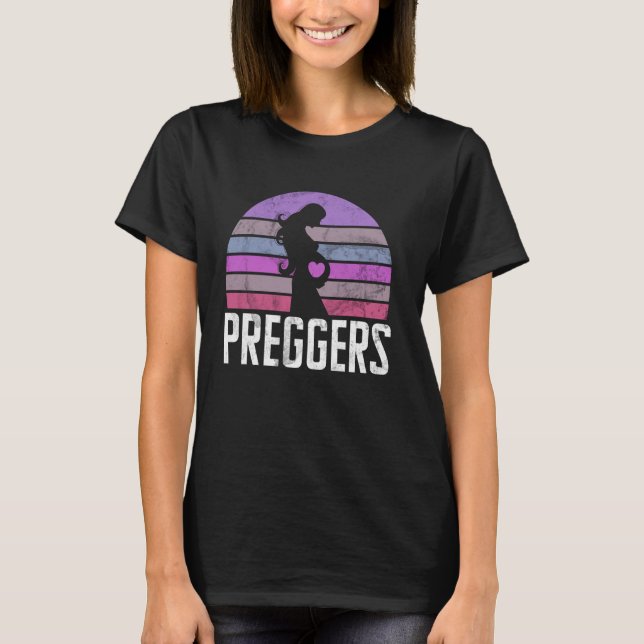 Preggers Baby Shower T-Shirt (Vorderseite)