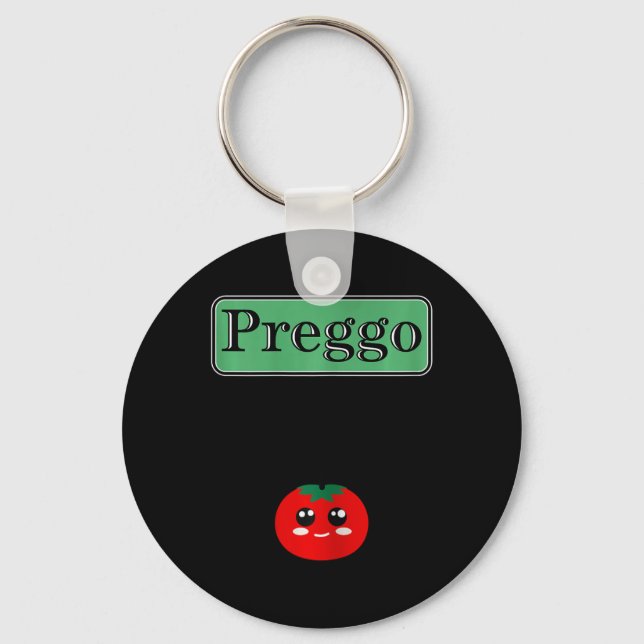 Preggo Sauce Funny Maternity Halloween Kostüm Tom Schlüsselanhänger (Vorderseite)