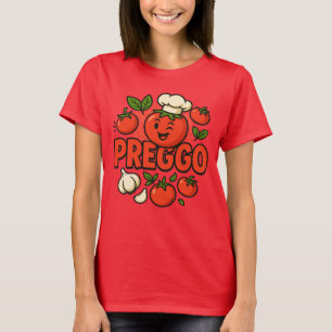 Preggo Sauce Kostüm Schwangerschaftsankündigung T-Shirt