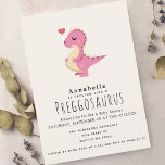 Preggosaurus Niedlich Funny Dinosaur Baby Girl Dus Einladung<br><div class="desc">Bereiten Sie sich auf eine Dino-Milbe-Babydusche vor! Dieses unglaublich witzig lädt mit einem schwangeren pinkfarbenen Dinosaurier vor einem spielerischen egshell-Hintergrund ein - perfekt für ein unvergessliches Fest! Personalisieren Sie es auf Ihre Bedürfnisse. Matching Items in meinem Shop für ein vollständiges Party-Thema. Deckblatt Seite mock-up von Rawpixel.</div>