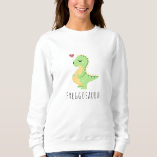 Preggosaurus Süße Dinosaurier-Baby-Party Sweatshirt