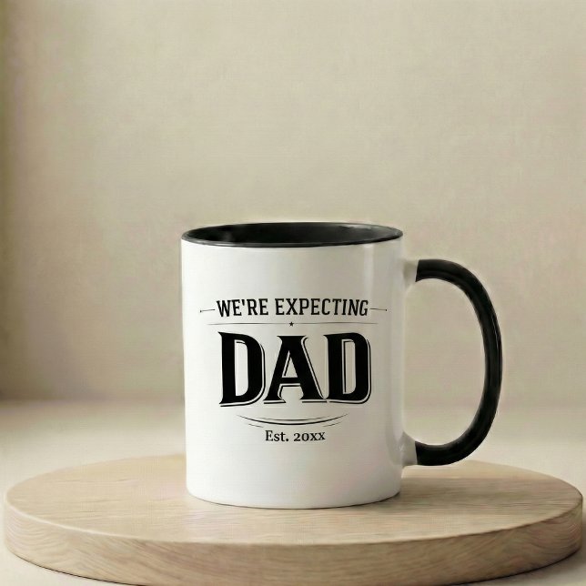 pregnancy announcement gift dad tasse (Von Creator hochgeladen)