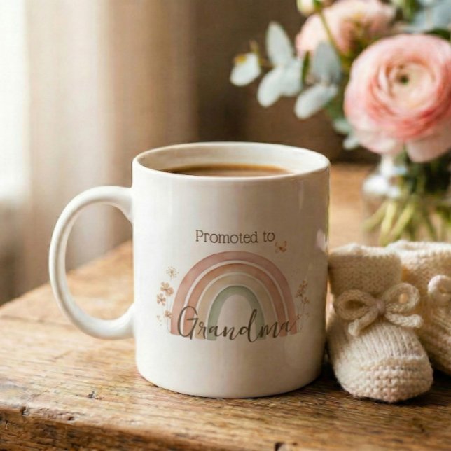 Pregnancy Announcement Grandma Gift Kaffeetasse (Von Creator hochgeladen)