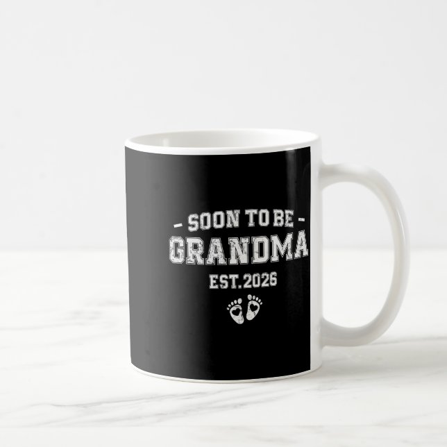 Pregnancy Announcement Soon To Be Grandma 2026  Kaffeetasse (Rechts)