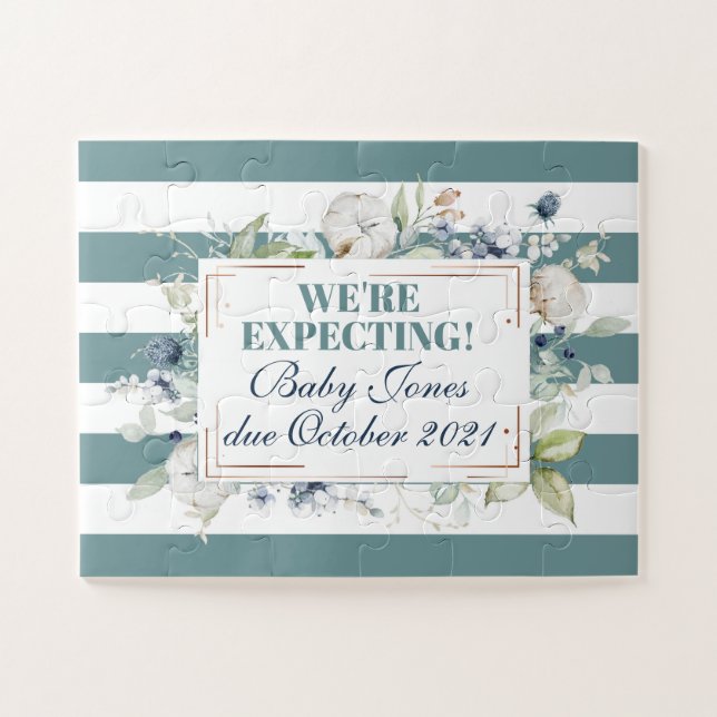 Pregnancy Announcement we're Expecting A Baby (Horizontal)