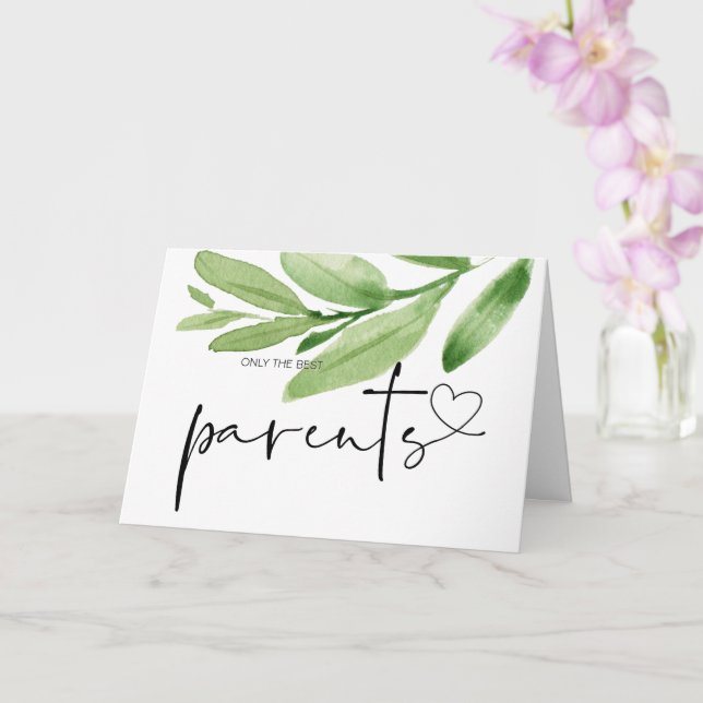 Pregnancy Baby Reveal Geschenk an Großeltern Mama  Karte (Orchidee)