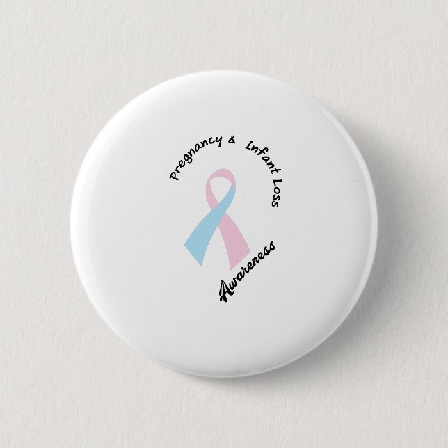 Pregnancy Infant Loss Awareness Support Button (Vorderseite)