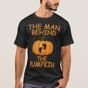 Pregnancy Man Pumpkin Funny Party T - Shirt