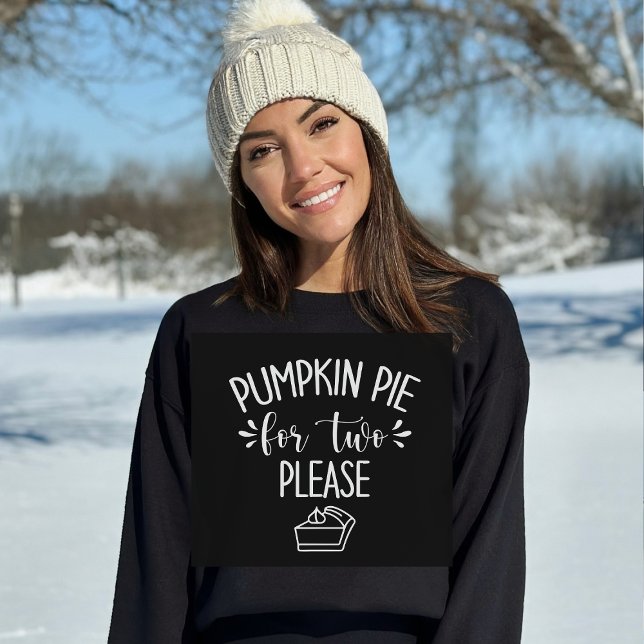 Pregnancy Pumpkin Pie für zwei lustige Sweatshirt (Von Creator hochgeladen)