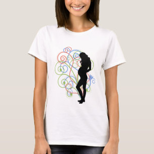 Pregnant/Swirlies Stört T-Shirt