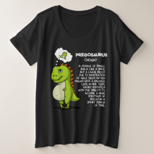 Pregosaurus T-Rex Große Größe T-Shirt