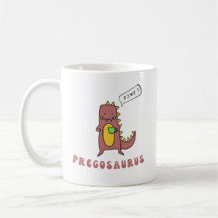 Pregosaurus Tasse, Geschenk für bald Mama Kaffeetasse