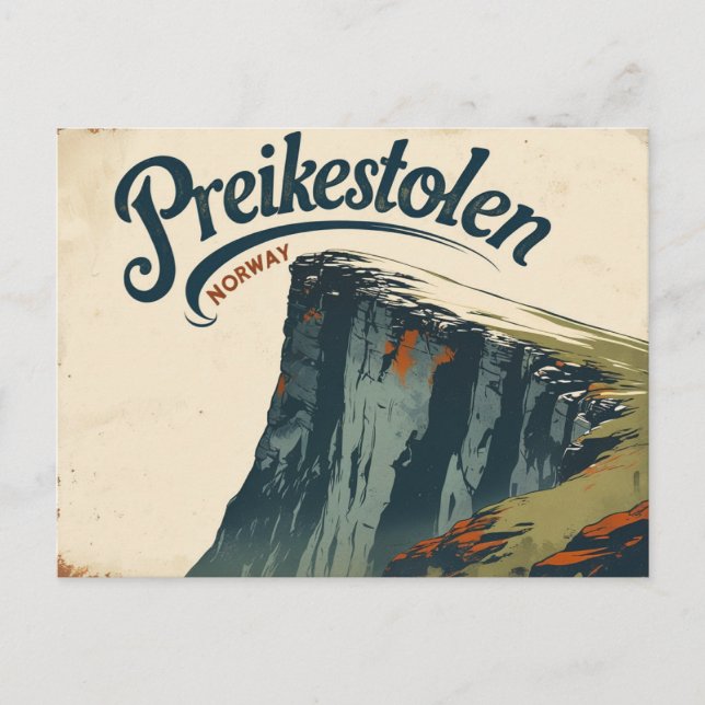Preikestolen Classic Charm Postkarte (Vorderseite)