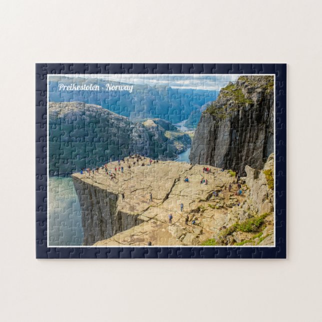 Preikestolen Norway Pulpit Rock Panorama (Horizontal)