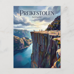 Preikestolen Norwegen Postkarte
