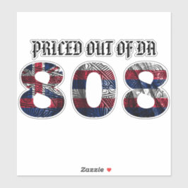 PREIS AUS DA 808 Tibal HI FLAG Aufkleber