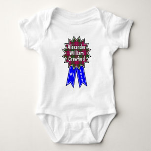Preis-blaues Band Clan-Crawfords #1 Baby Strampler