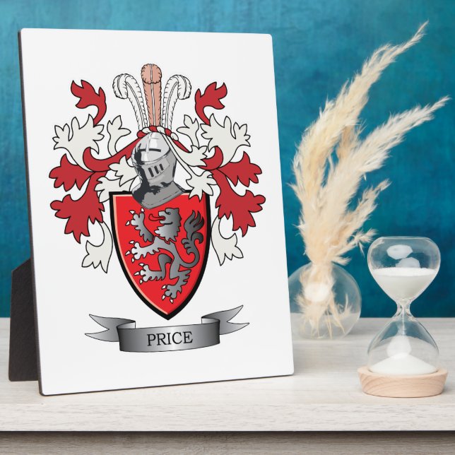 Preis-Familienwappen-Wappen Fotoplatte (Seite)