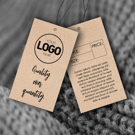 Preis für das Bekleidungslabel für die Größe des U