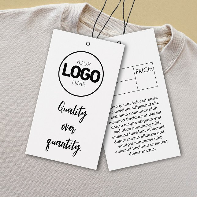 Preis für das Bekleidungslabel für die Größe des U (Von Creator hochgeladen)