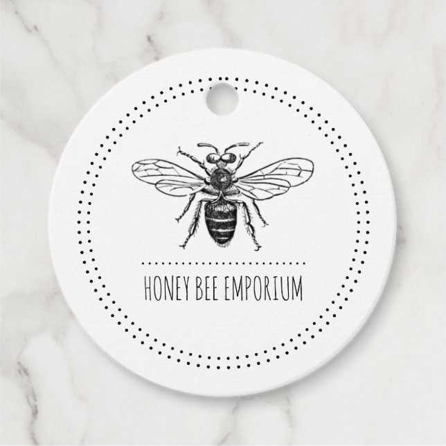 Preis für das Bienenkreislauf-Logo Geschenkanhänger (Vorderseite)