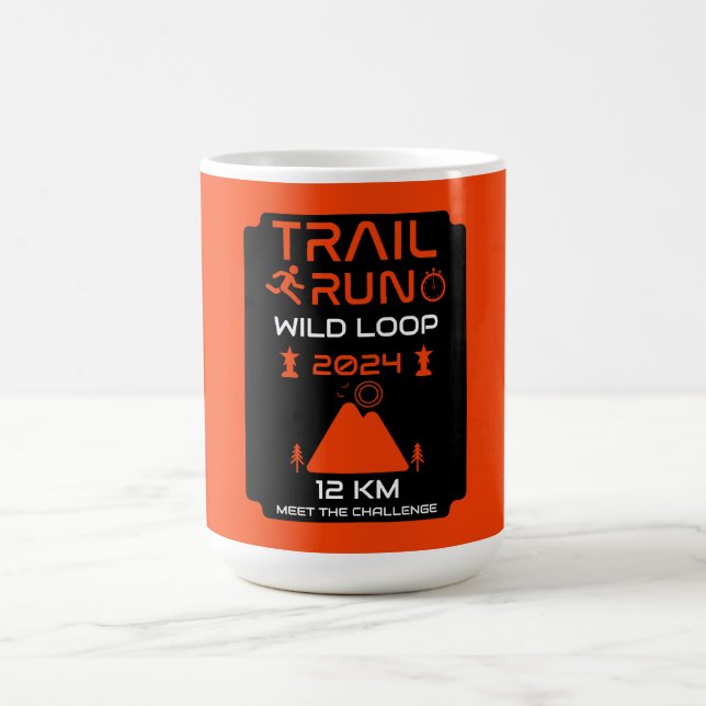 Preis für den Wettbewerb "Trail Run" Kaffeetasse (Mittel)