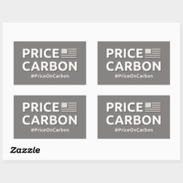 Preis für Kohlenstoff-Sticker Rechteckiger Aufkleber