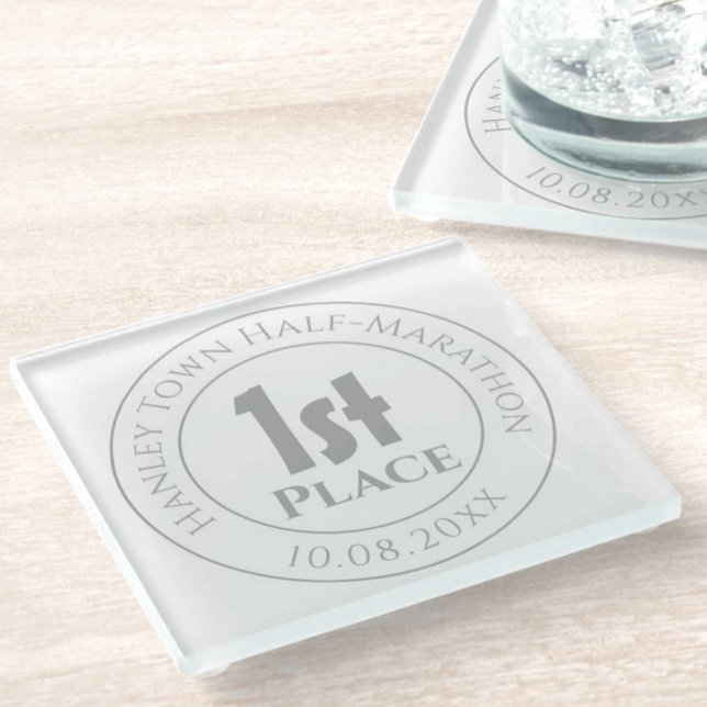 Preis für Trophäe auf dem Marathon Glasuntersetzer (Von Creator hochgeladen)