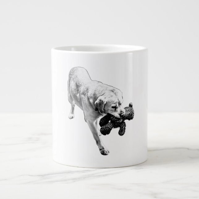 Preis in Bewegung Jumbo-Tasse (Vorderseite)