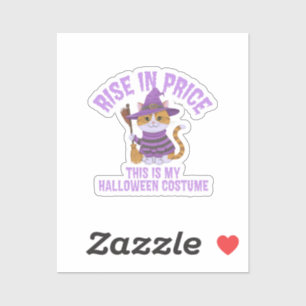 Preisanstieg, das ist mein Halloween-Kostüm! Aufkleber