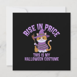 Preisanstieg, das ist mein Halloween-Kostüm! Einladung