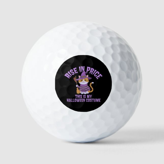 Preisanstieg, das ist mein Halloween-Kostüm! Golfball (Vorderseite)