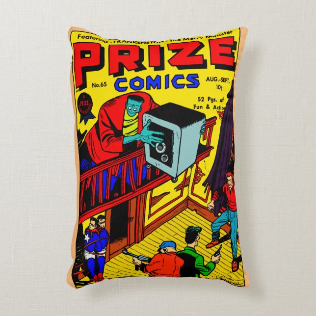 PREISE-Comicen der 40er Jahre Kissen (Vorderseite(Vertikal))