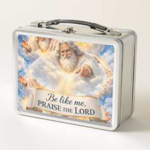 Preise den Herrn himmlische Metall-Lunchbox Metall Brotdose