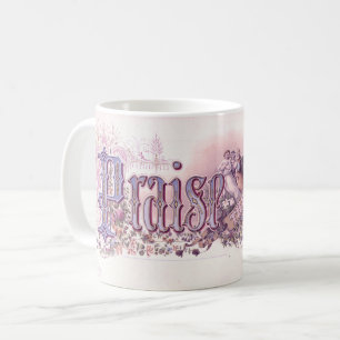 "Preise den Herrn" Vintage-Christliche Kunst laven Kaffeetasse