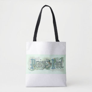 "Preise den Herrn" Vintage-Christliche Kunst mintg Tasche