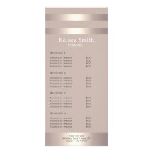 Preise für Goldbronze oder Beauty Salon