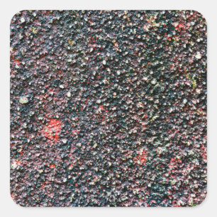 Preiselbeer-Rühr-Quadrat-Aufkleber Quadratischer Aufkleber