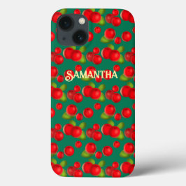 Preiselbeere mit Blätter Case-Mate iPhone Hülle