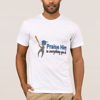Preisen Sie ihn - Baseball T-Shirt