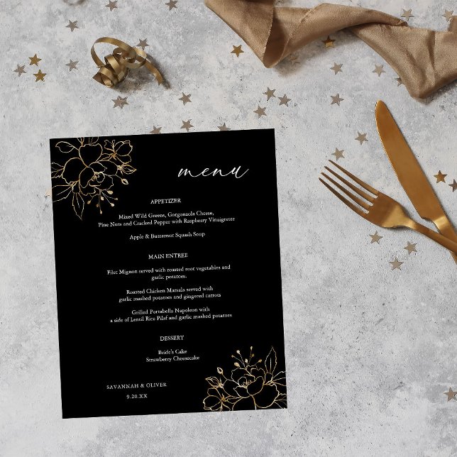 Preisgekrönte Blumenzeremonie - Schwarz Flyer (Von Creator hochgeladen)