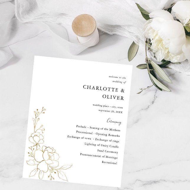 Preisgekrönte Hochzeitsfeier mit Gold Flyer (Von Creator hochgeladen)