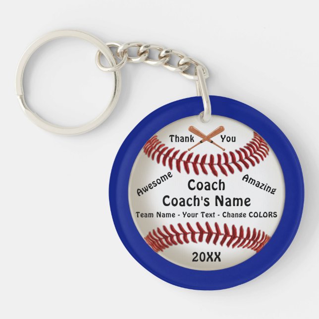 Preisgünstige Geschenke für den Baseball-Coach, Schlüsselanhänger (Vorderseite)