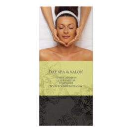 Preisliste für die Massage am Tag Wellness-Center  Werbekarte