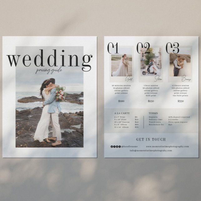 Preisliste für Familienfotografen Flyer (Von Creator hochgeladen)