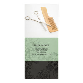 Preisliste für Hair Salon Services {Minze grün} Werbekarte