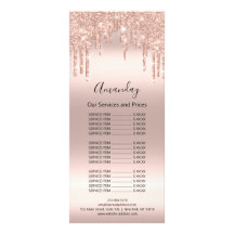 Preisliste Haar Makeup Lashes Nail Wax Rose Tropfe