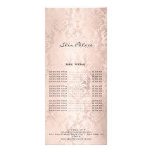 Preisliste Lashes Extension Makeup Damask Rose